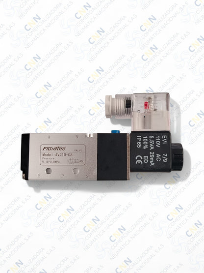 4V210 08 ELEC/VAL 5/2 1/4