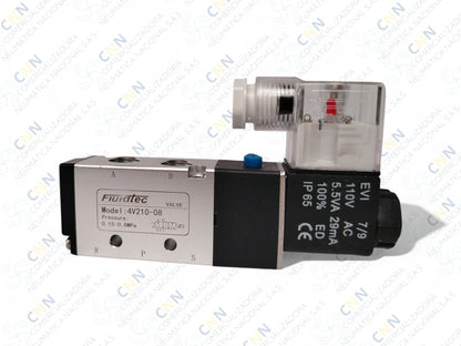 4V210 08 ELEC/VAL 5/2 1/4