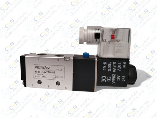 4V210 08 ELEC/VAL 5/2 1/4