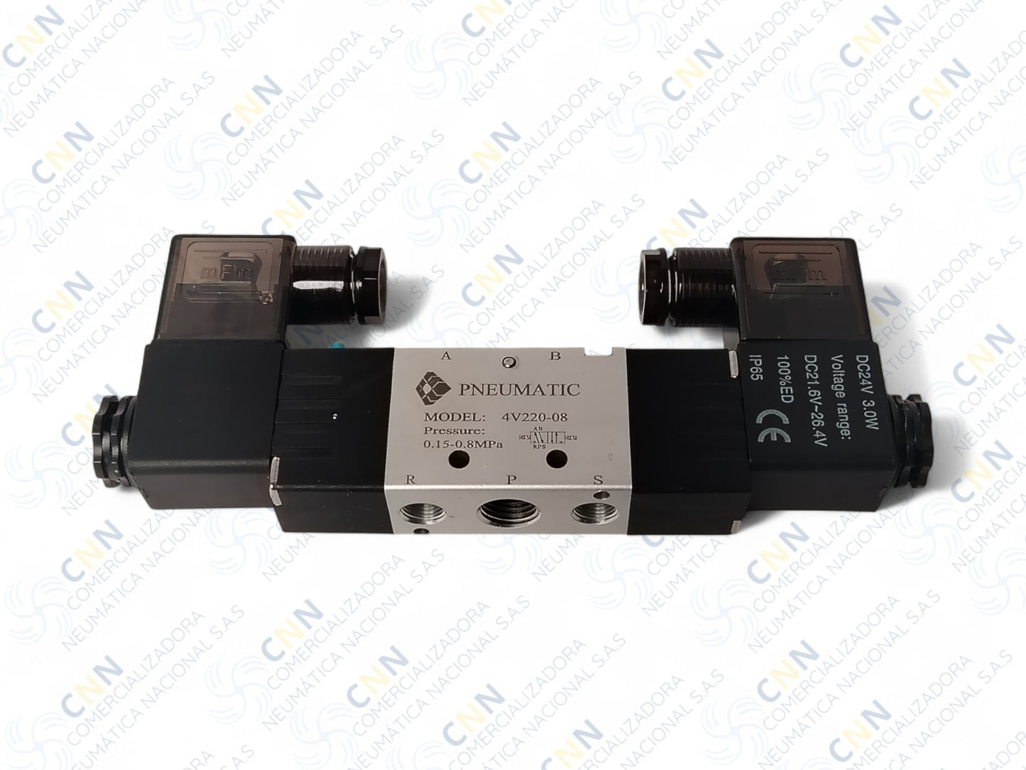 4V220 08 ELEC/VALV 5/2 DOBLE BOBINA 1/4