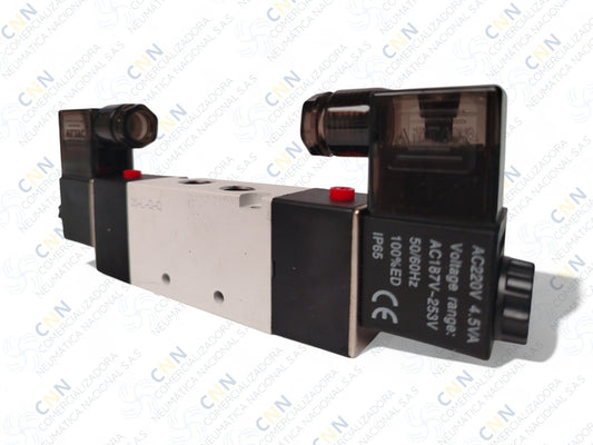 4V320 08 ELEC/VALV 5/2 DOBLE BOBINA 1/4