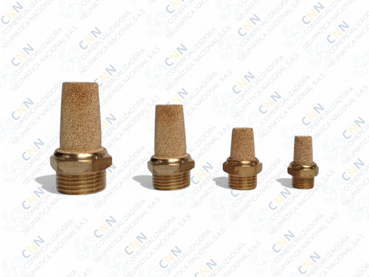 A  SILENCIADOR CONICO BRONCE 1/8,1/4,3/8,1/2,3/4,1