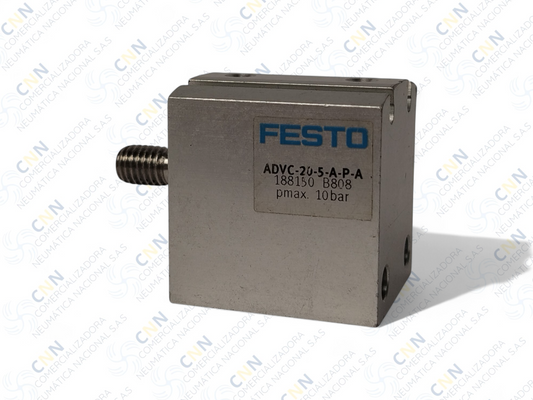 ADVC  20 5 APA CILINDRO COMPACTO FESTO DIAM 20 MM X 5 MM DE RECORRIDO