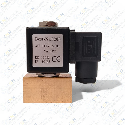 PU220 03 110V VALVULA SOLENOIDE 3/8  A 110 V PLUD DIN