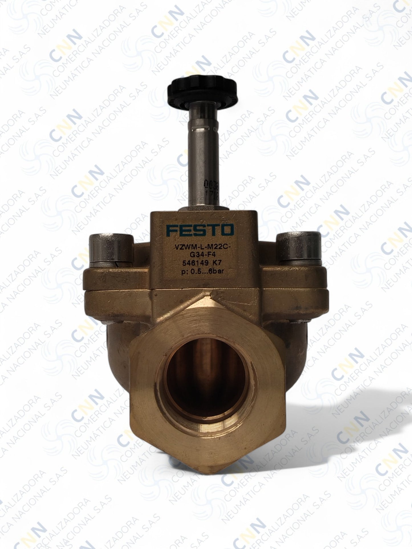 VZWM L M 22C G34 F4 VALVULA SOLENOIDE FESTO 3/4